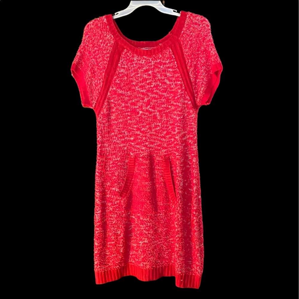 Extra touch 2x red sweater dress